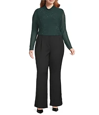 Skies Are Blue Plus Size Straight Leg Pants