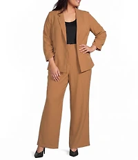 Skies Are Blue Plus Size Straight Leg Pants