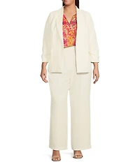 Skies Are Blue Plus Size Straight Leg Pants