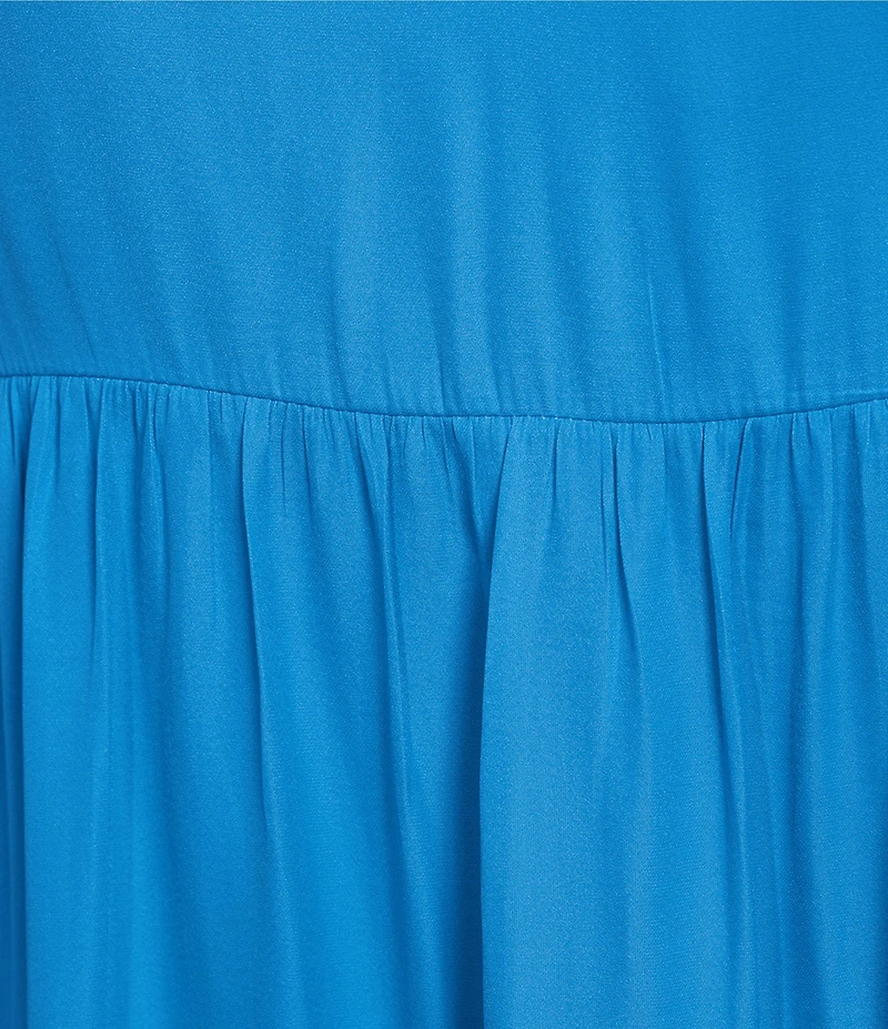 Skies Are Blue Plus Tiered Mini Dress
