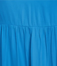 Skies Are Blue Plus Tiered Mini Dress