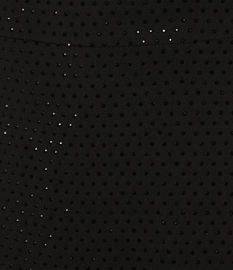 Skies Are Blue Rhinestone High Waist Mini Skirt