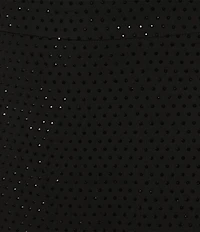 Skies Are Blue Rhinestone High Waist Mini Skirt