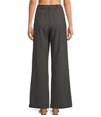 Skies Are Blue Rhinestone High Waist Wide Leg Pants