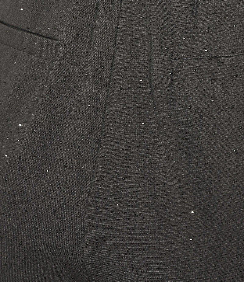 Skies Are Blue Rhinestone High Waist Wide Leg Pants