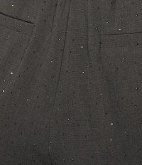 Skies Are Blue Rhinestone High Waist Wide Leg Pants