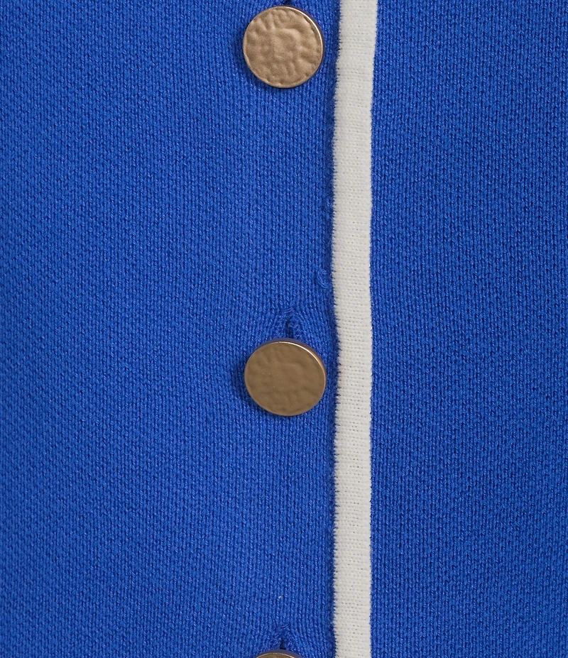 Skies Are Blue Square Neck Sleeveless Sweater Vest