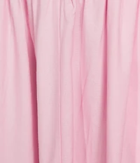 Skies Are Blue Sweetheart Neck Sleeveless Ruched Tie Front Midi Dress