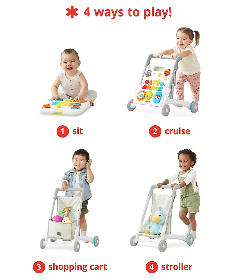 Skip Hop Explore & More Grow Along 4-in-1 Activity Walker