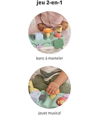 Skip Hop Geometric Wonders Musical Pounding Bench Baby Toy