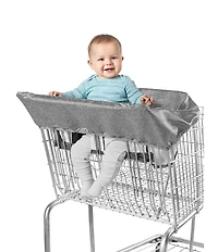 Skip Hop Grey Swirl Dot Shopping Cart & Baby High Chair Cover