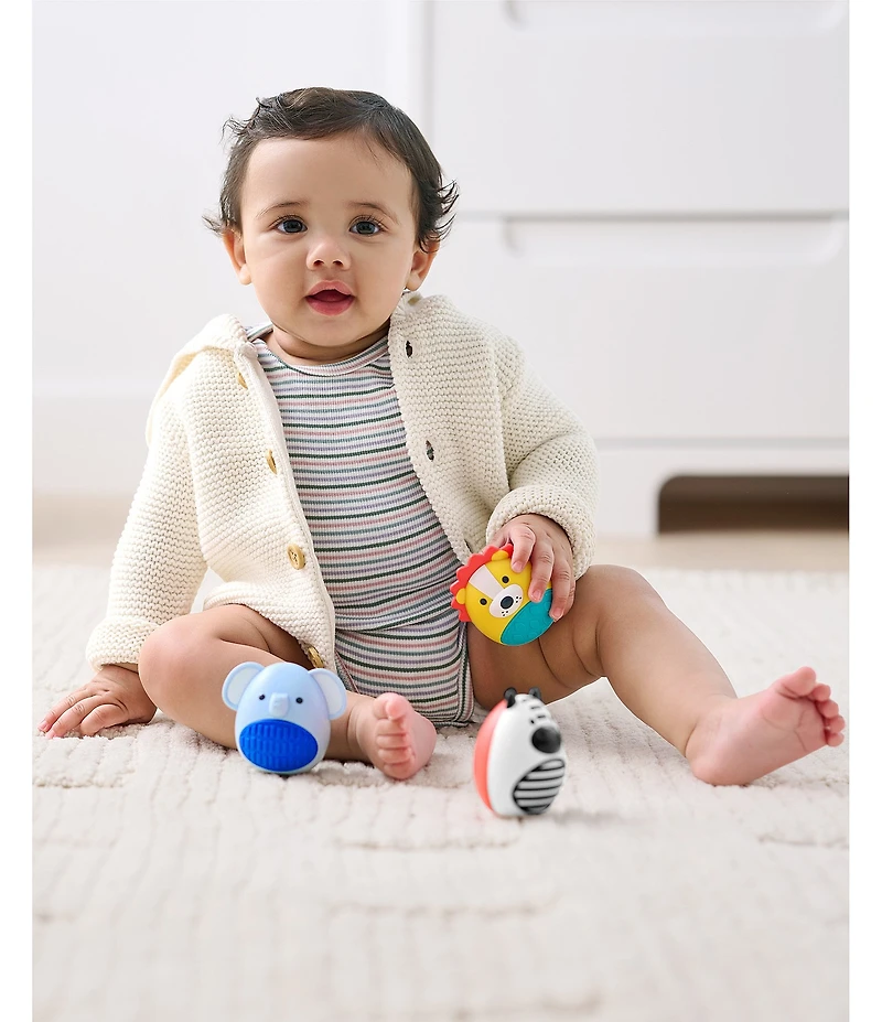Skip Hop Jungle Beats Baby Egg Shaker Set of 3
