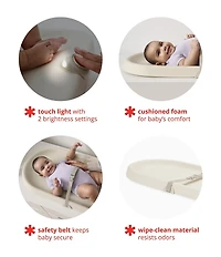 Skip Hop Nursery Style Light-Up Changing Pad