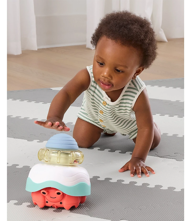 Skip Hop Stack & Crawl 4-in-1 Crab Baby Crawl Toy