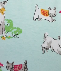 Sleep Sense Autumn Dogs Print Coordinating Knit Sleep Pants
