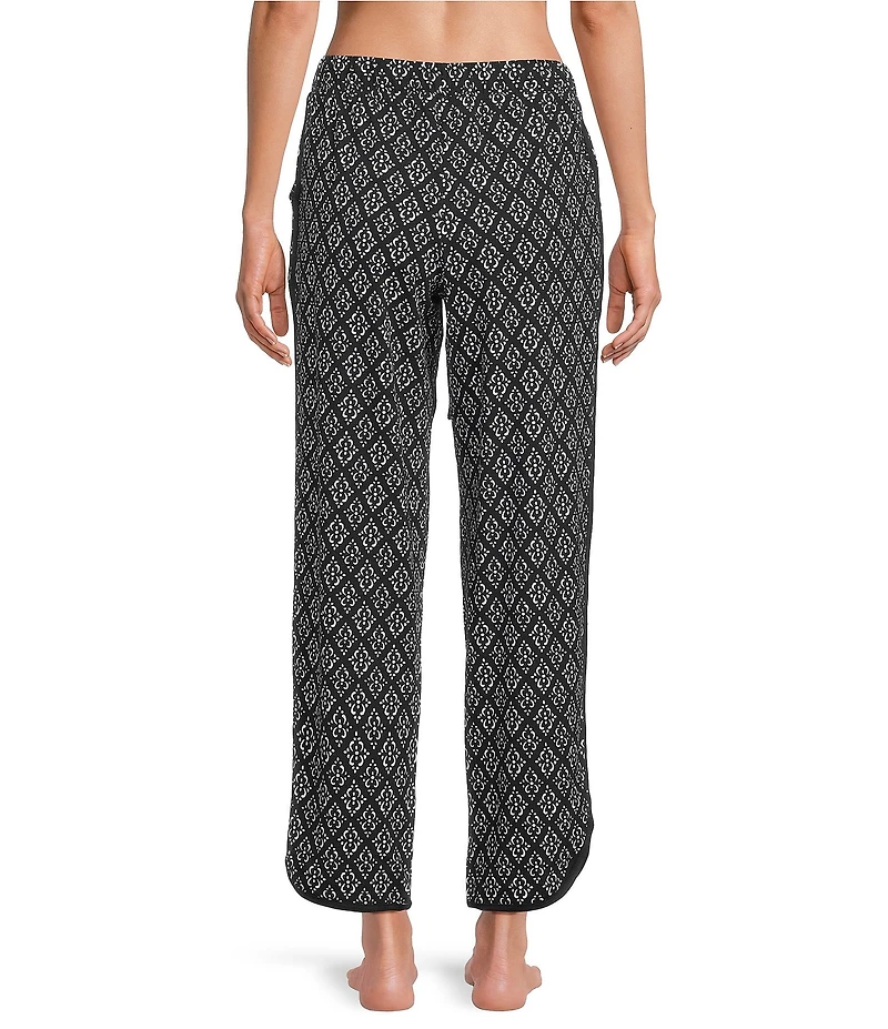 Sleep Sense Black Geo Print Coordinating Sleep Pants
