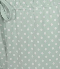 Sleep Sense Dotted Print Coordinating Knit Sleep Capri Pants