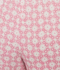 Sleep Sense Pink Geo Print Coordinating Knit Sleep Capri Pants