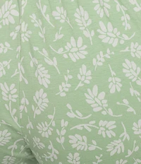 Sleep Sense Plus Size Green Sprig Print Coordinating Knit Sleep Pants