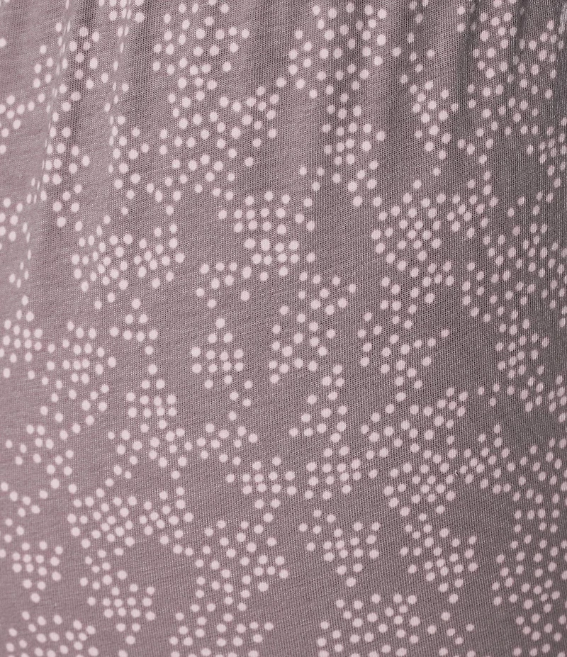 Sleep Sense Plus Size Knit Abstract Dot Drawstring Tie Coordinating Sleep Joggers