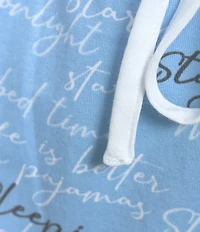 Sleep Sense Sleep Script Print Coordinating Sleep Pants