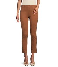 Slim Factor by Investments Coordinating Ponte Knit Ankle Skinny Pants