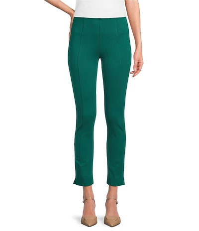 Slim Factor by Investments Coordinating Ponte Knit Ankle Skinny Pants