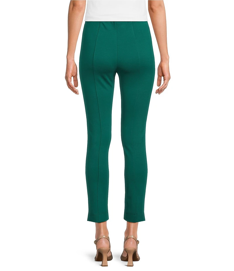 Slim Factor by Investments Coordinating Ponte Knit Ankle Skinny Pants