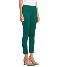 Slim Factor by Investments Coordinating Ponte Knit Ankle Skinny Pants