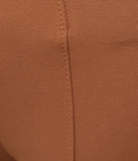 Slim Factor by Investments Ponte Knit No Waist Slim Straight Pants
