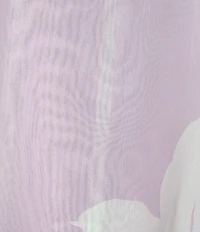 Slim Factor by Investments Floral Print 3/4 Sleeve Crew Neck Double Layer Top