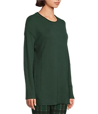 Slim Factor by Investments Madison Crew Neck Long Sleeve Sweater