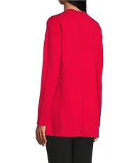 Slim Factor by Investments Madison Crew Neck Long Sleeve Sweater