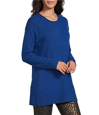 Slim Factor by Investments Madison Crew Neck Long Sleeve Sweater