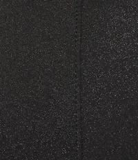 Slim Factor by Investments Plus Ponte Knit No Waist Slim Straight Fog Foil Coated Pants