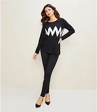 Slim Factor by Investments Ponte Knit No Waist Leggings