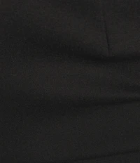 Slim Factor by Investments Ponte Knit No Waist Rhinestone Laser Cut Leggings