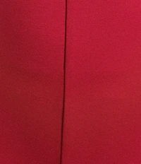 Slim Factor by Investments Ponte Knit No Waist Wide Leg Beaded Hem Pants