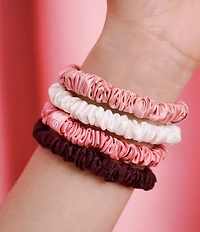 Slip Puresilk Skinny Candy Cane Scrunchie Set