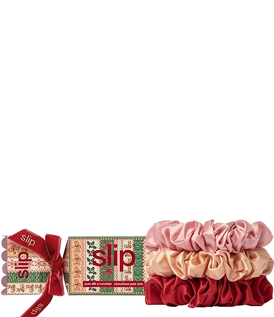 Slip Pure Silk Large Scrunchie Holiday Cracker Gift Box Set