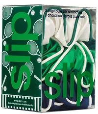 Slip Pure Silk Pickleball Large Gameday Contrast Piping Scrunchie Set