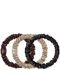 Slip Pure Silk Skinny Scrunchie Trio Tin Ornament Set
