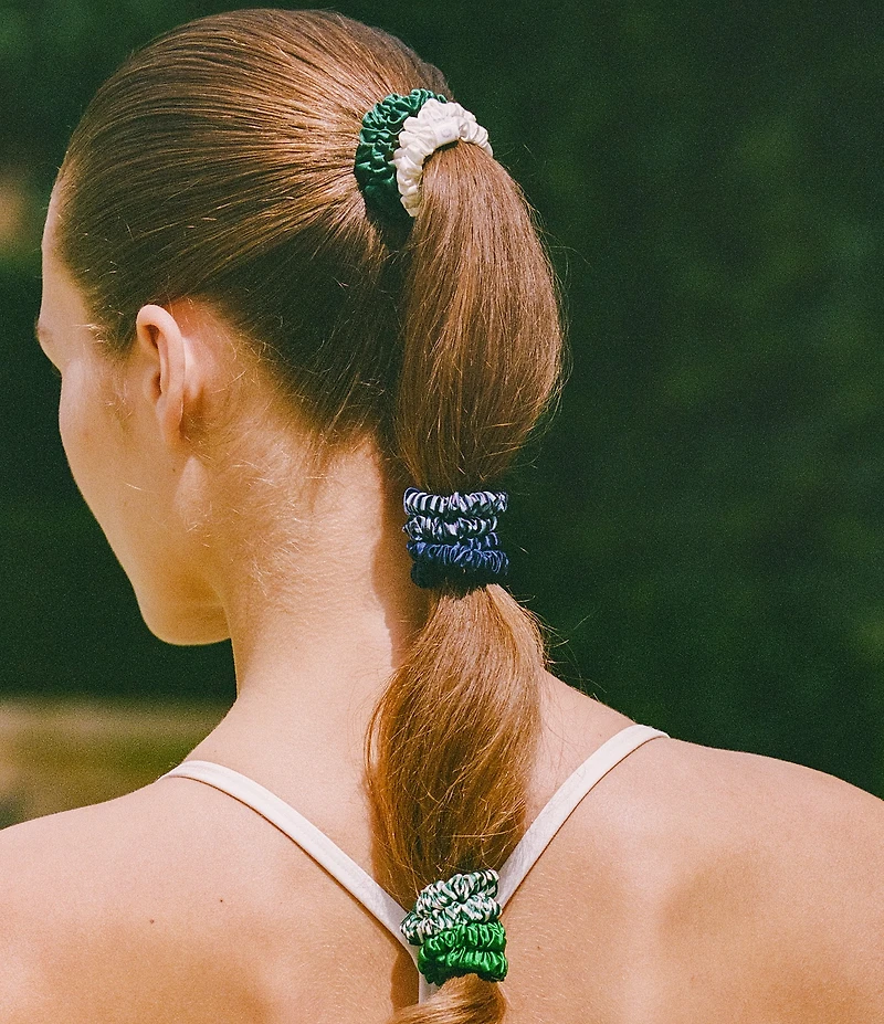 Slip Pure Silk Skinny Scrunchies With Complimentary Pouch