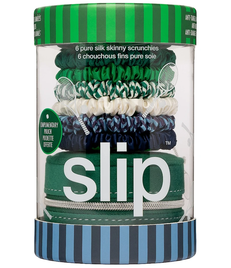 Slip Pure Silk Skinny Scrunchies With Complimentary Pouch
