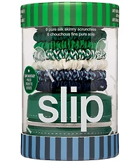 Slip Pure Silk Skinny Scrunchies With Complimentary Pouch