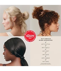Slip Pure Silk Skinny Scrunchies With Complimentary Pouch