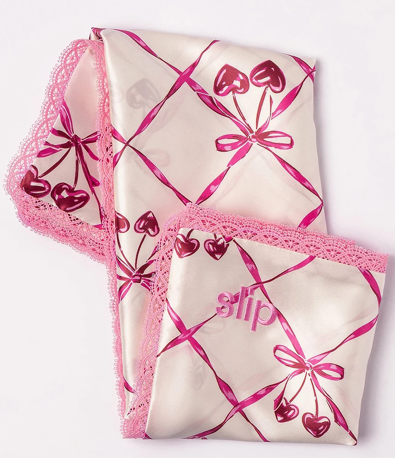 Slip Pure Silk Sweet Cherry Queen Pillowcase