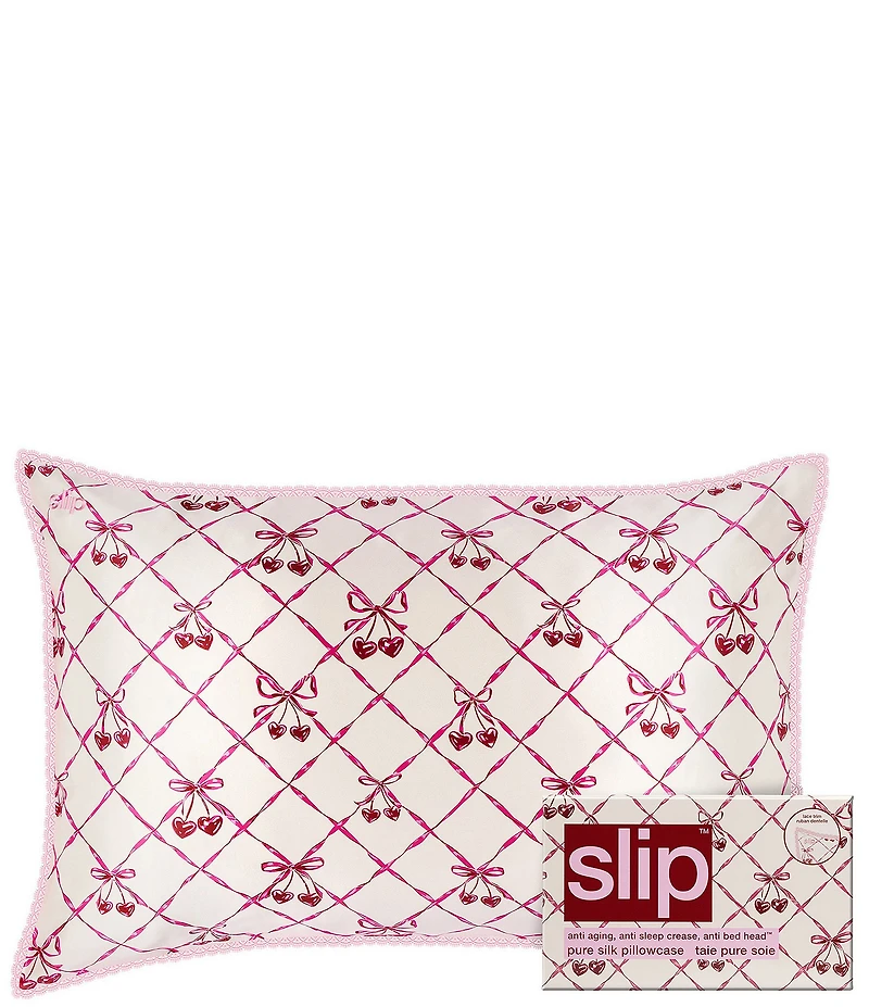 Slip Pure Silk Sweet Cherry Queen Pillowcase