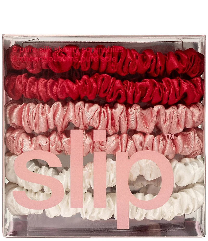 Slip Pure Silk Multi-Color Skinny Scrunchie Set