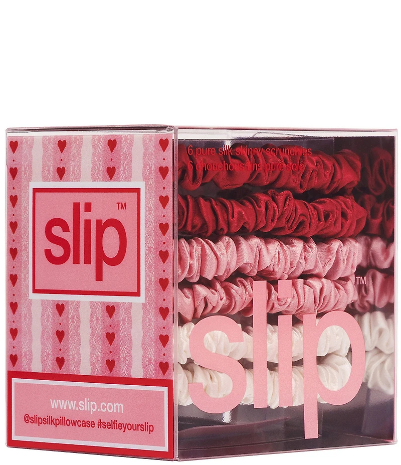 Slip Pure Silk Multi-Color Skinny Scrunchie Set
